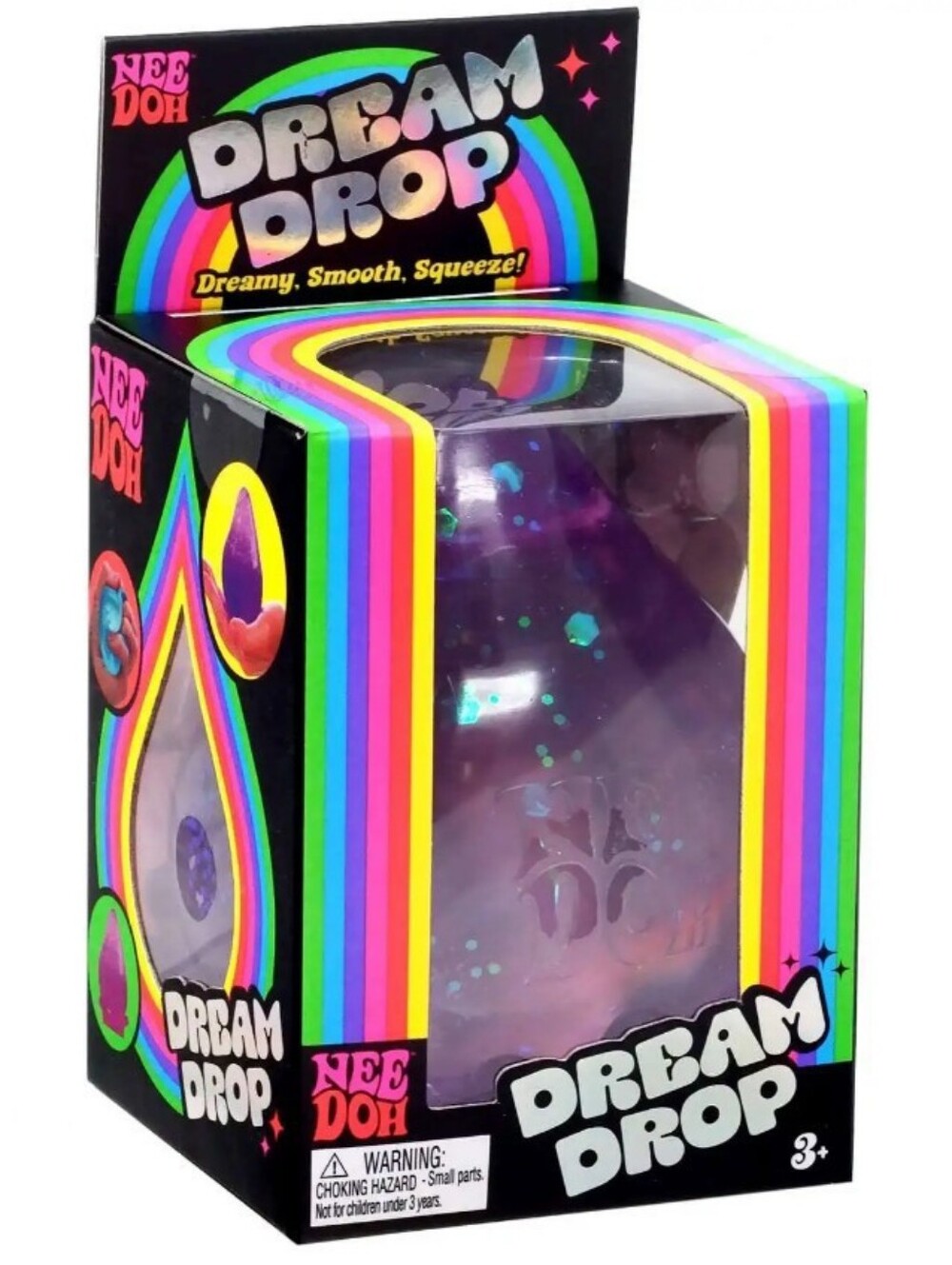 NeeDoh Dream Drop Squishy Stress Ball - Purple